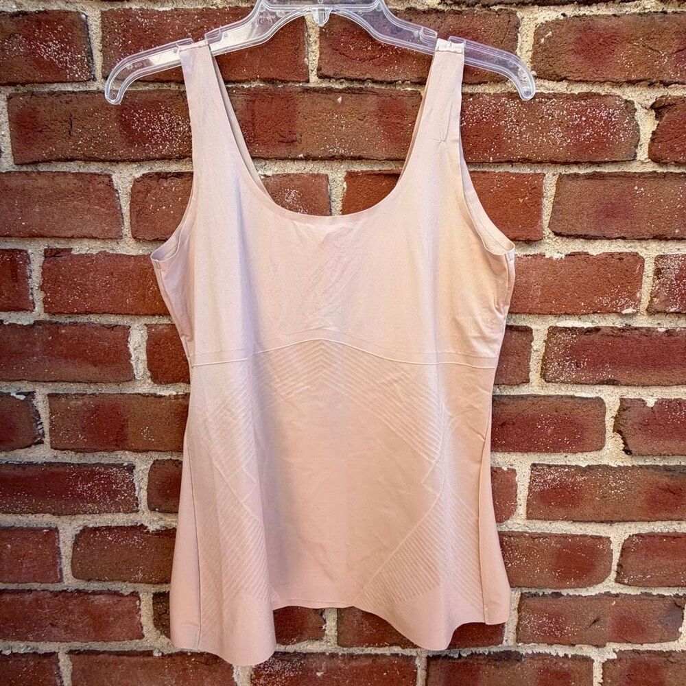 Spanx Women's Thinstincts 2.0 Shaping Camisole Tank Top Champagne Beige 1X NWOT